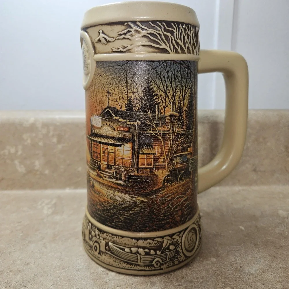 Vintage 1997 Miller Ducks Unlimited Stein Terry Redlin Welcome to Paradise Mug